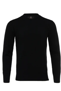 Holland Cooper Knitwear|Shop By Product-Byron Crew Neck Knit Black