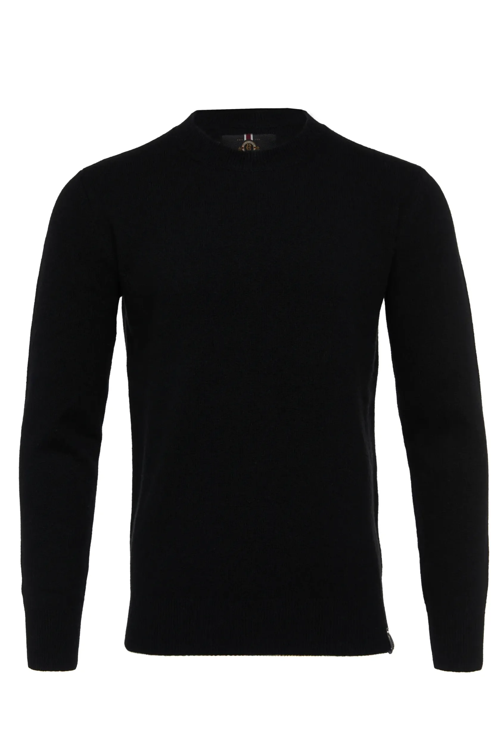 Holland Cooper Knitwear|Shop By Product-Byron Crew Neck Knit Black
