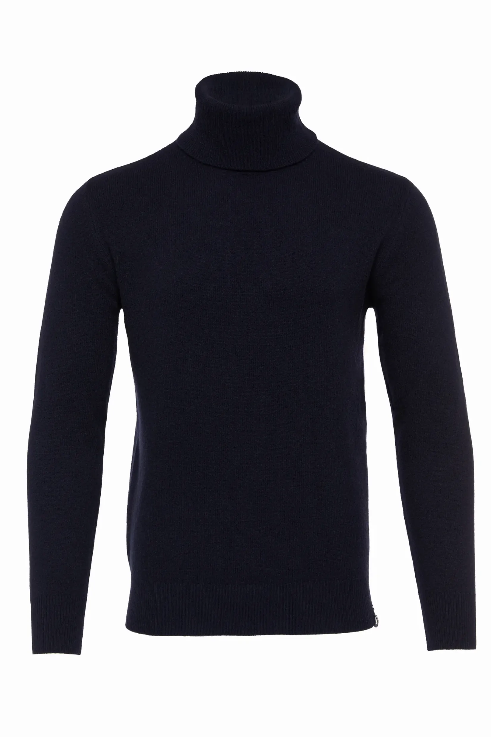 Holland Cooper Shop By Product|Wardrobe Staples-Byron Roll Neck Knit Navy