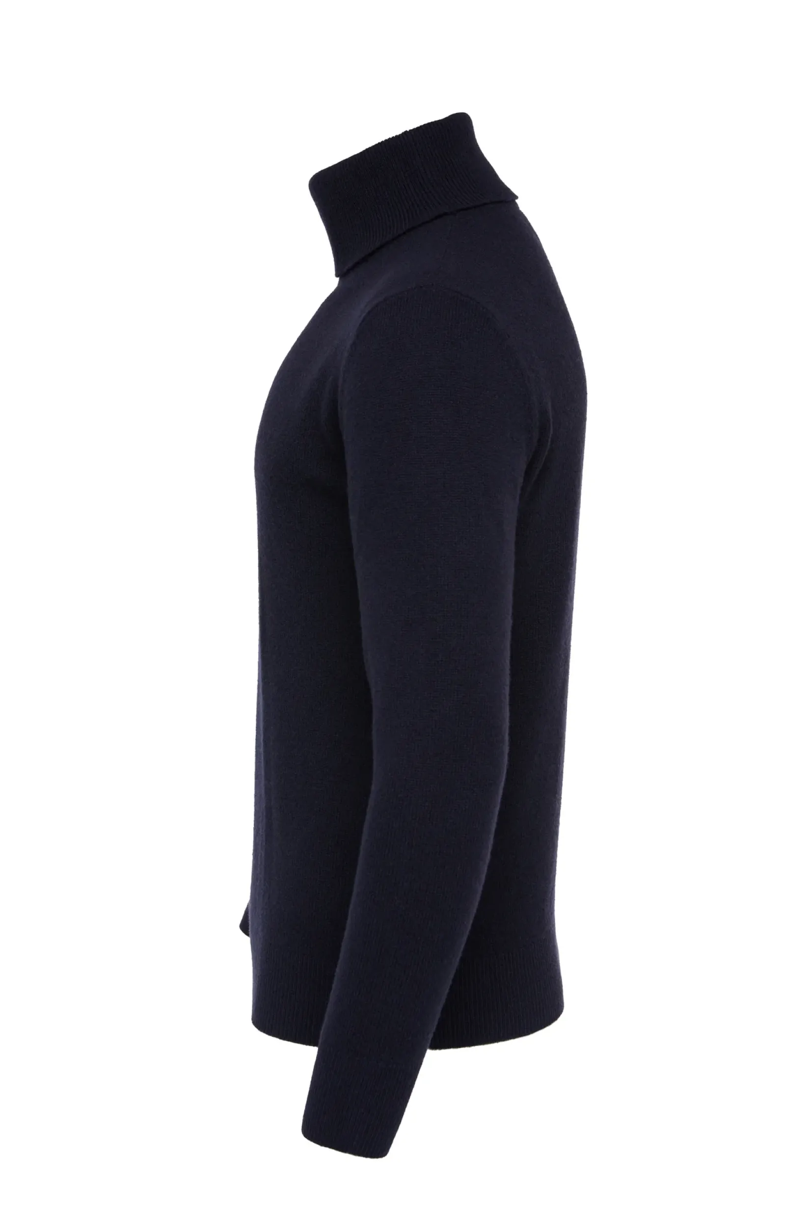 Holland Cooper Shop By Product|Wardrobe Staples-Byron Roll Neck Knit Navy