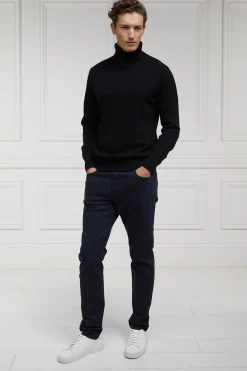 Holland Cooper Knitwear|Shop By Product-Byron Roll Neck Knit Black