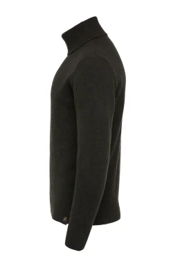 Holland Cooper Knitwear|Shop By Product-Byron Roll Neck Knit Moss
