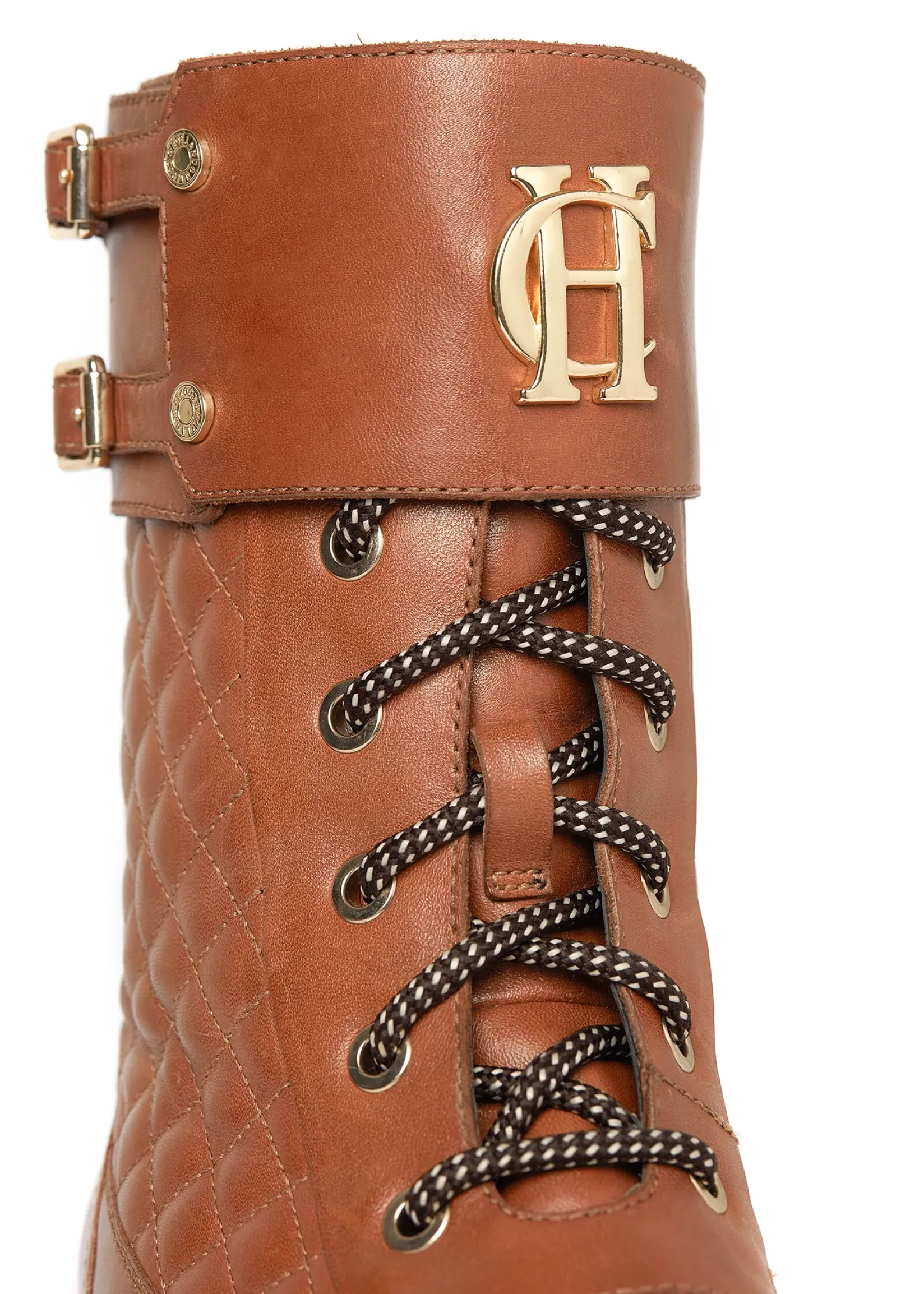 Holland Cooper Boots|Footwear-Camden Biker Boot Tan