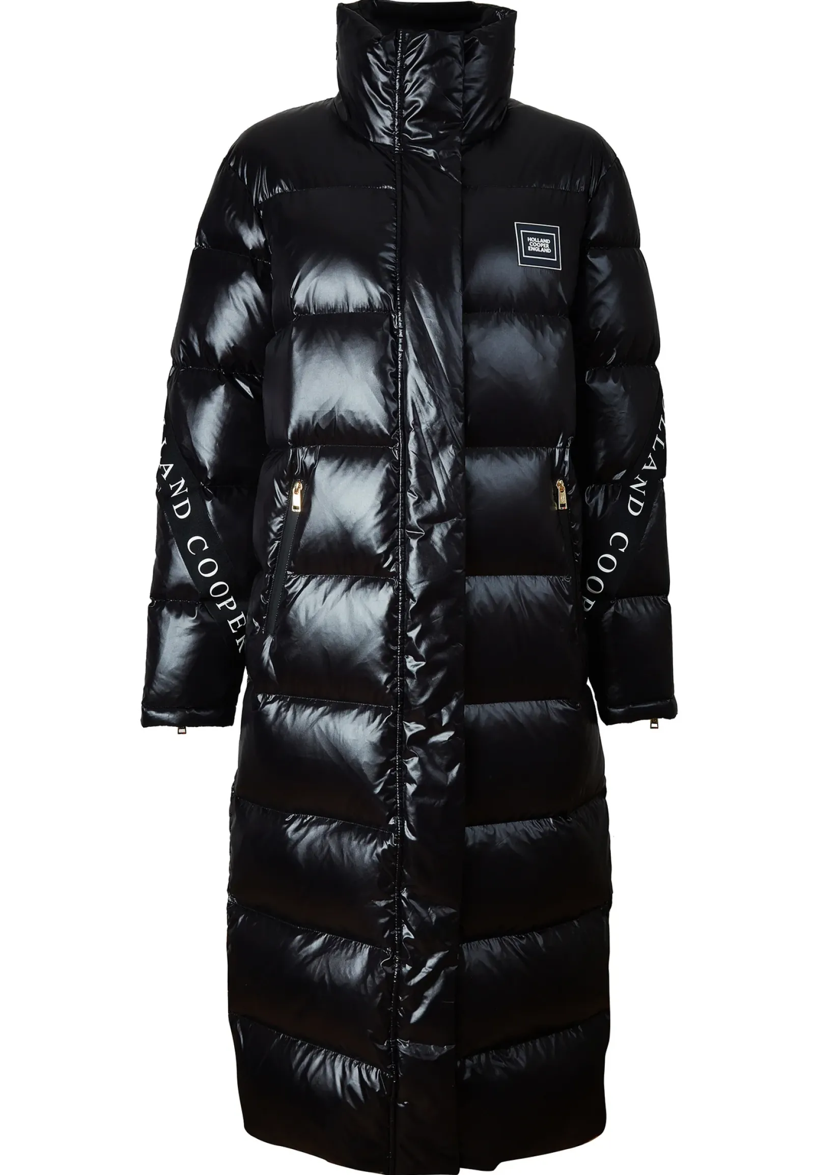 Holland Cooper Coats-Camden Longline Coat Black