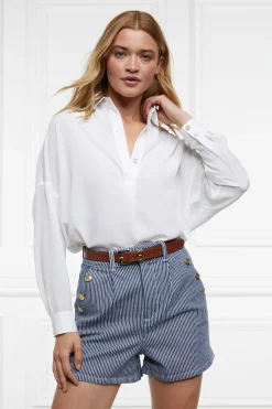 Holland Cooper Shop By Product|Shirts & Blouses-Cameron Shirt White