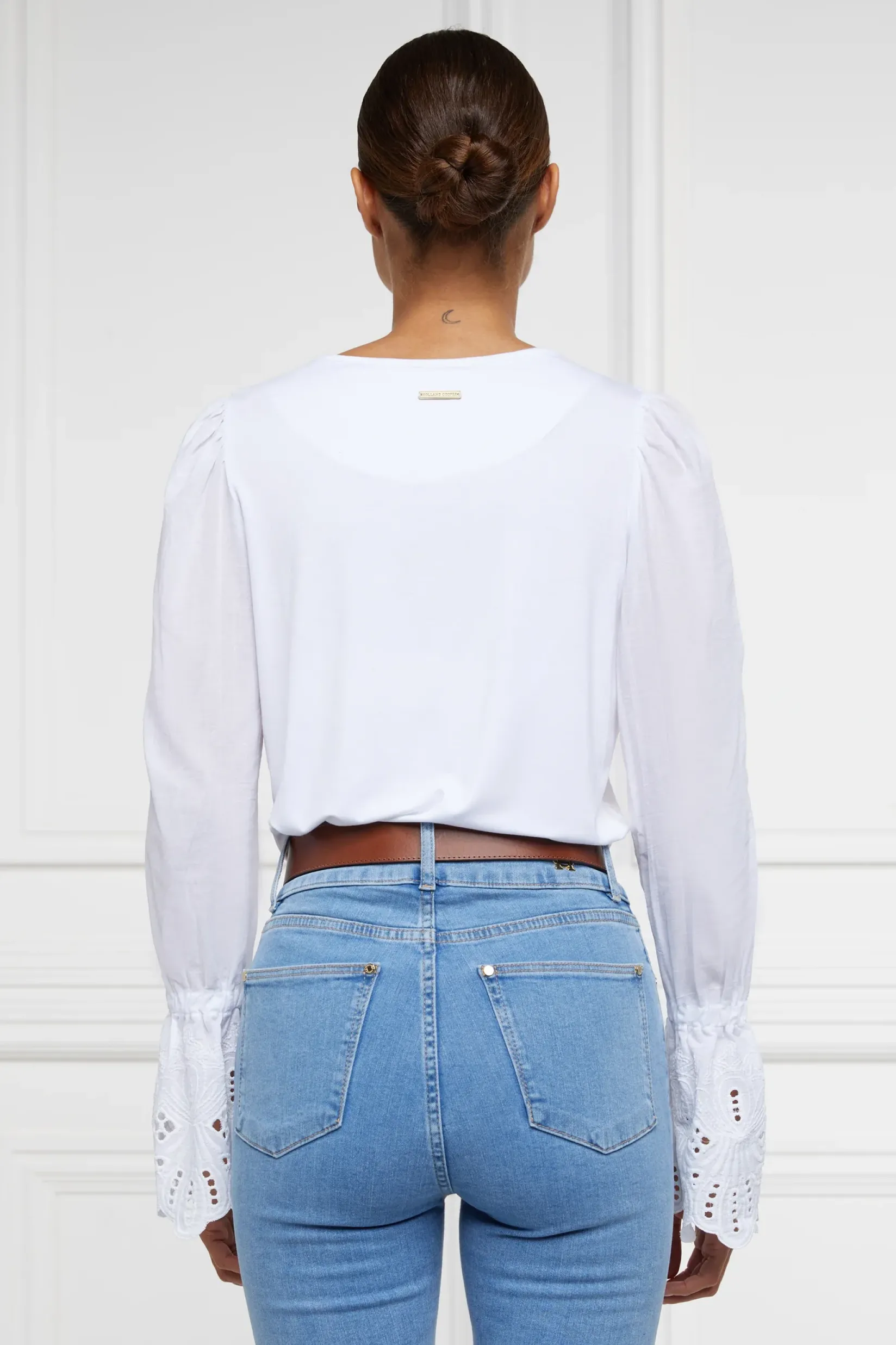 Holland Cooper Shirts & Blouses|Shop By Product-Camilla V-Neck Blouse White