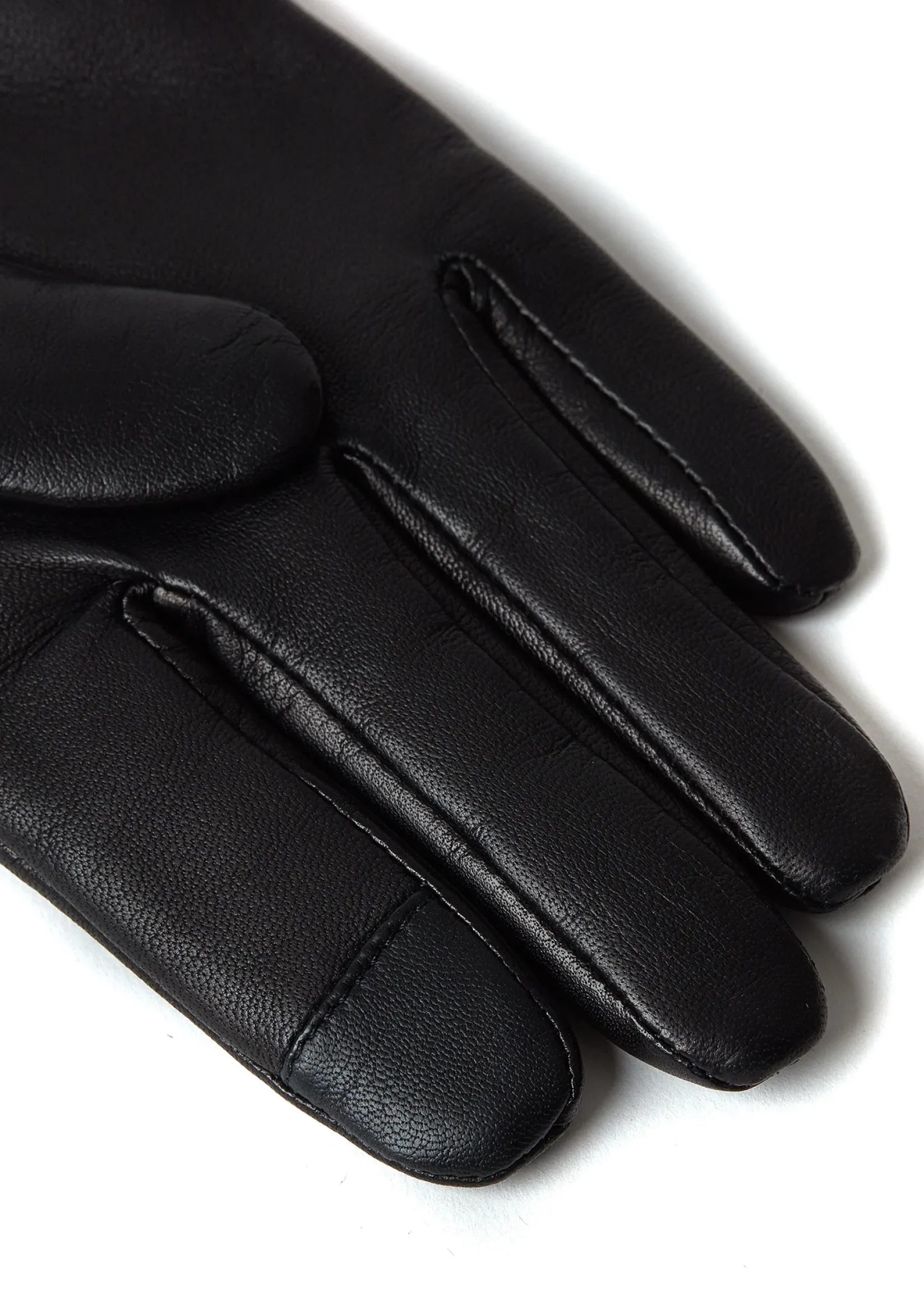 Holland Cooper Accessories|Shop Women-Cashmere Lined Faux Trim Leather Gloves