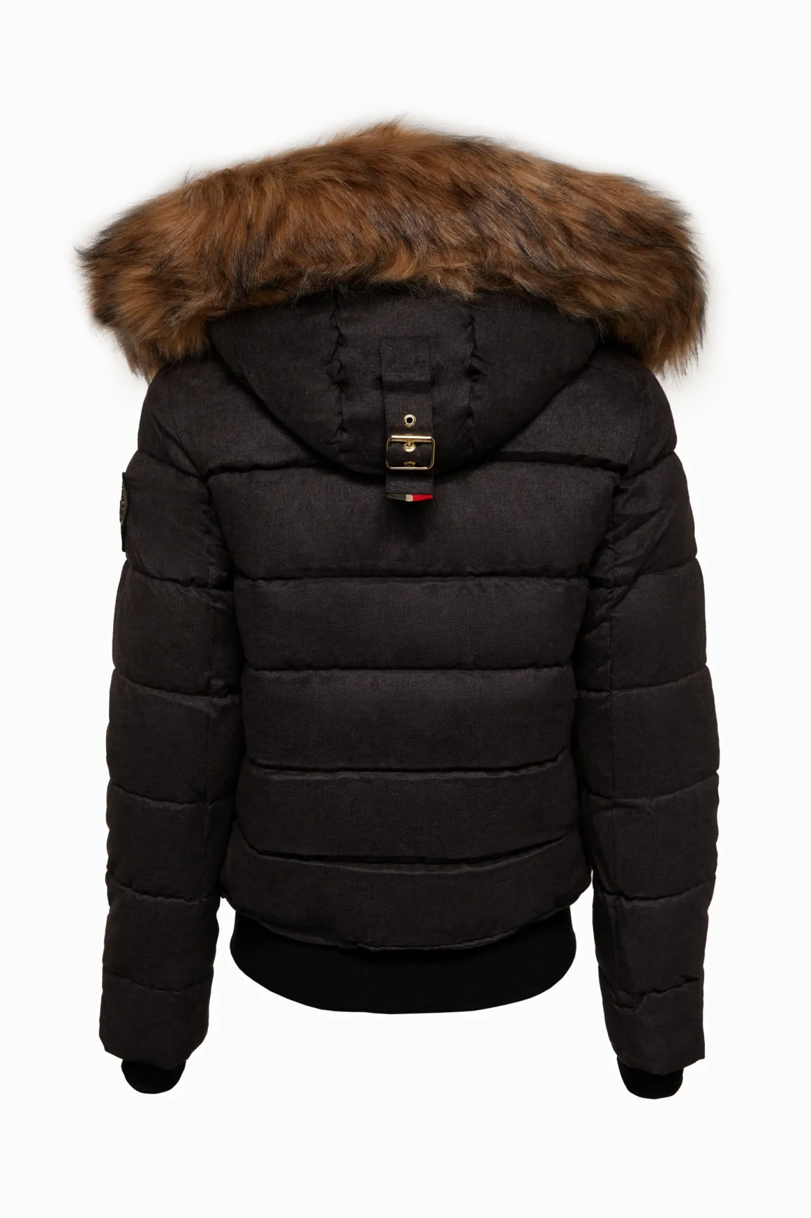 Holland Cooper Coats-Cervinia Puffer Charcoal Tweed