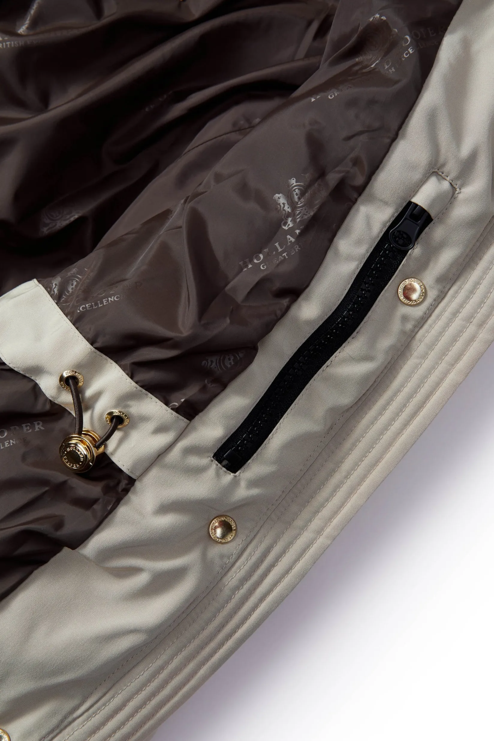 Holland Cooper Coats|The Wet Weather Edit-Chamonix Coat Stone