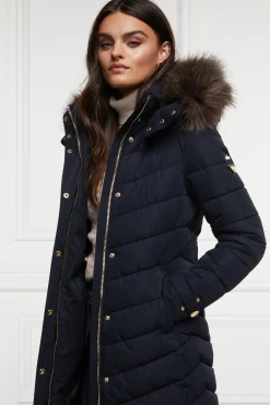 Holland Cooper Coats|The Wet Weather Edit-Chamonix Coat Ink Navy