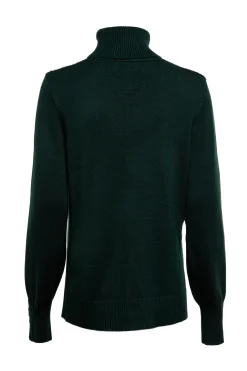 Holland Cooper Après Ski|Knitwear-Chamonix Roll Neck Knit Emerald