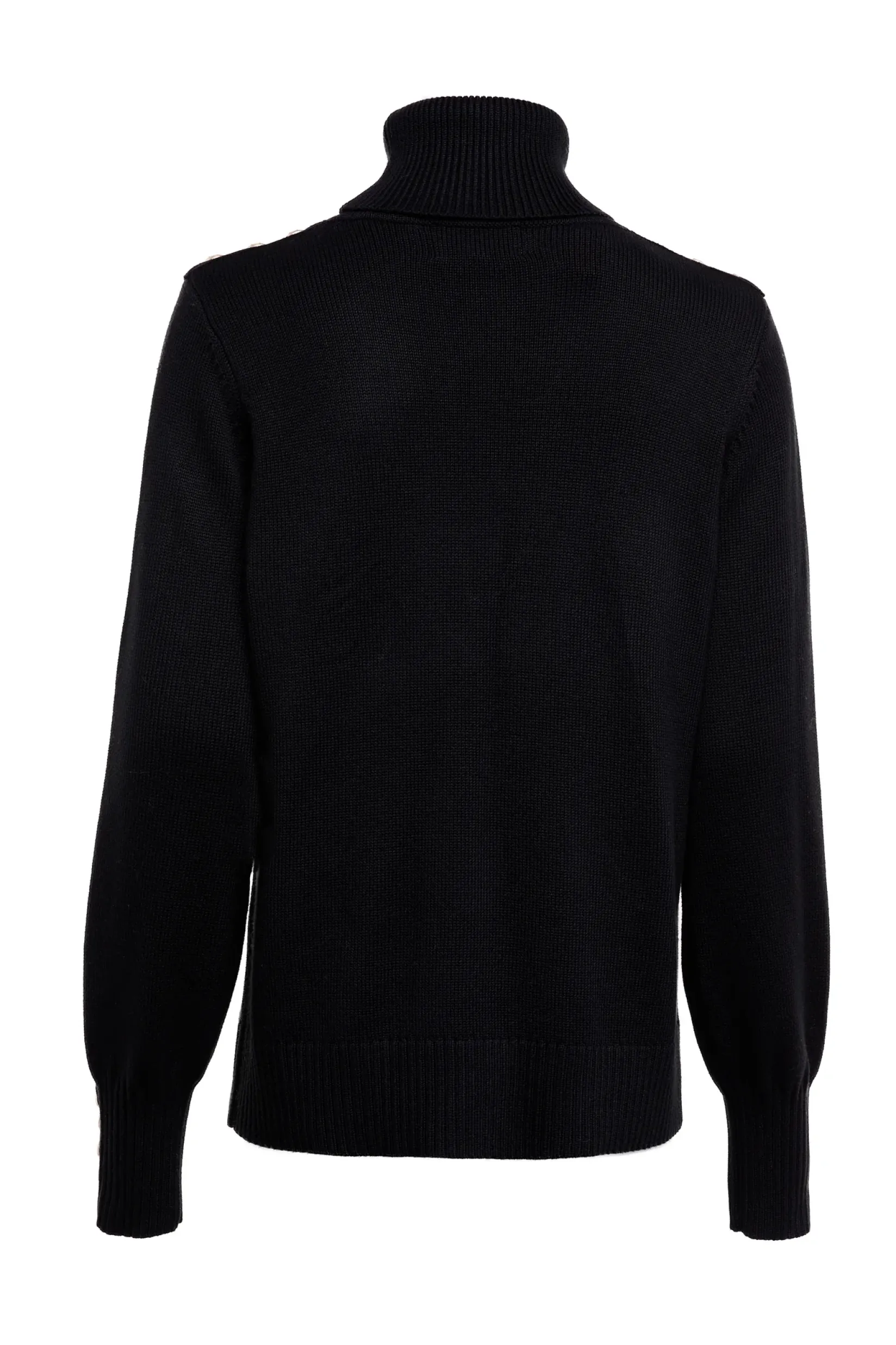 Holland Cooper Knitwear-Chamonix Roll Neck Knit Black