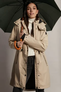Holland Cooper Jackets|At The Stables-Chartwell Rain Parka Stone