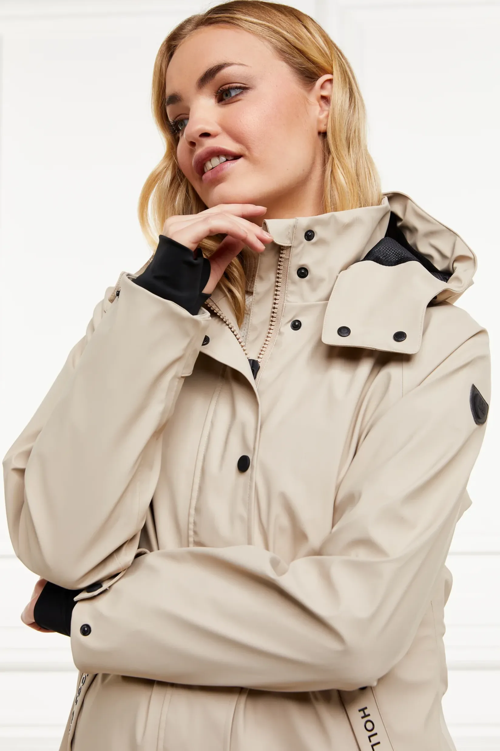 Holland Cooper Jackets|At The Stables-Chartwell Rain Parka Stone