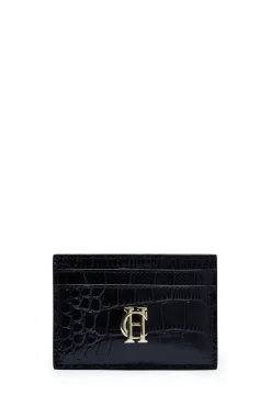 Holland Cooper The Perfect Gesture|Gifts For Him-Chelsea Card Holder Black Croc