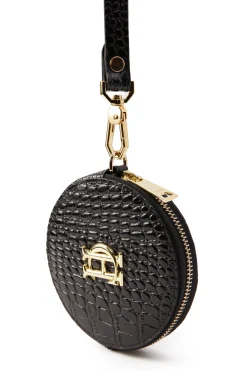 Holland Cooper Small Leather Goods|Small Leather Goods-Chelsea Coin Purse Black Croc