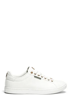 Holland Cooper Trainers|Bestsellers-Chelsea Court Trainer Embroidered White