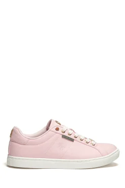 Holland Cooper Trainers|Footwear-Chelsea Court Trainer Pink