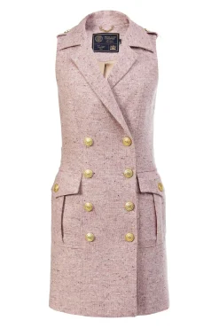 Holland Cooper Dresses-Chelsea Dress Anniversary Pink