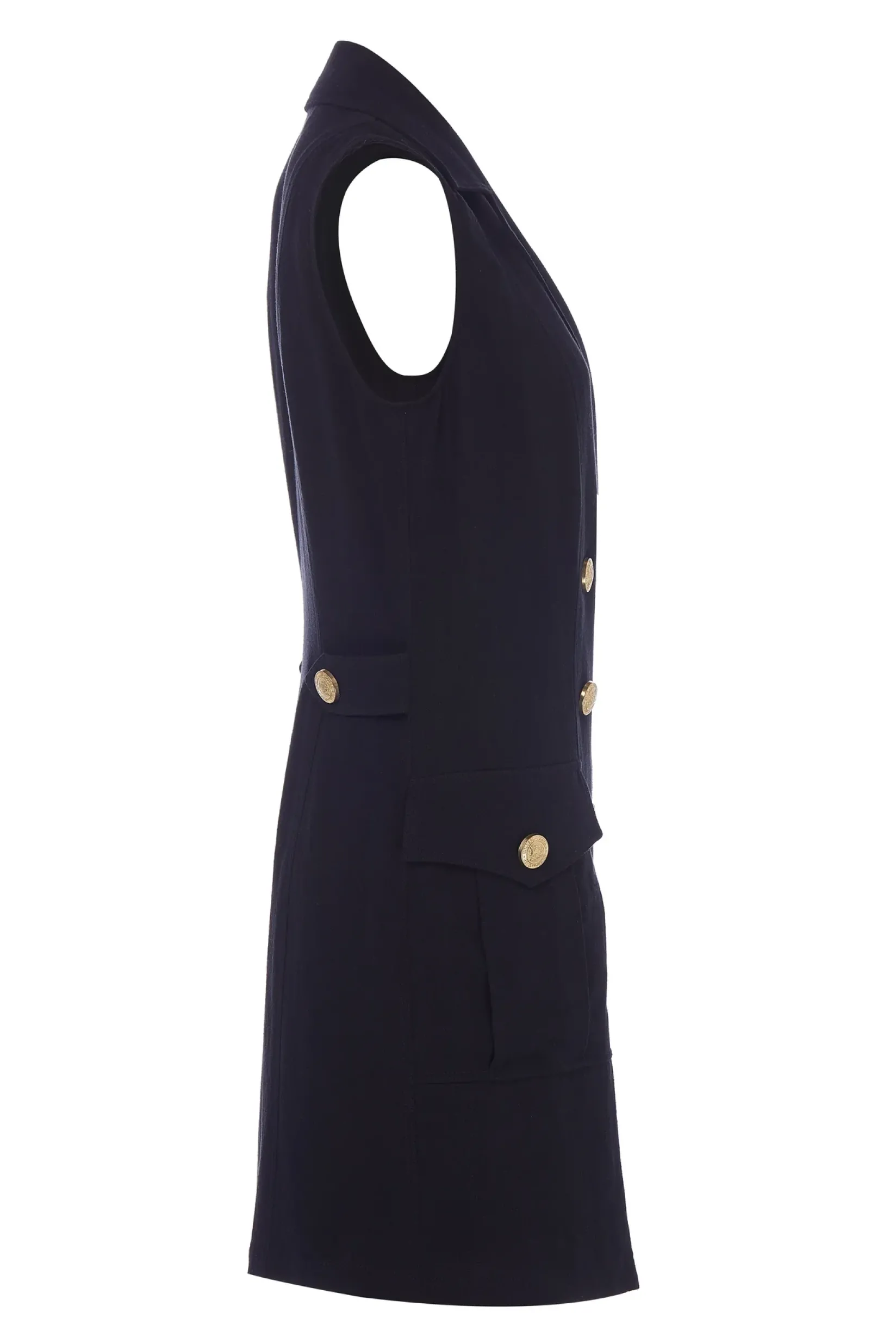 Holland Cooper Dresses|Back In Stock-Chelsea Dress Black Linen