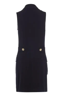 Holland Cooper Dresses|Back In Stock-Chelsea Dress Black Linen