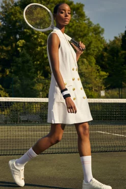 Holland Cooper Dresses-Chelsea Dress Oyster Linen