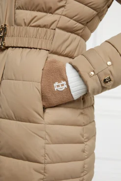 Holland Cooper Gifts For Her|The Perfect Gesture-Chelsea Logo Knitted Gloves Camel Cream