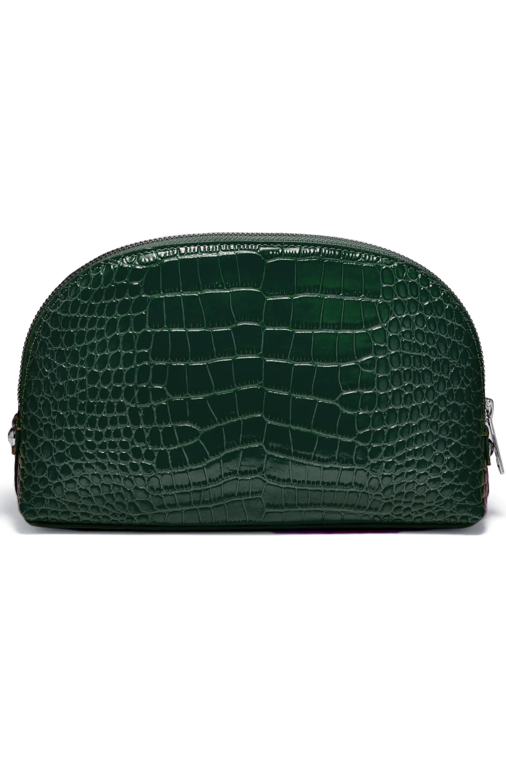 Holland Cooper Gifts For Her|Holdalls & Travel Bags-Chelsea Makeup Bag Emerald Croc