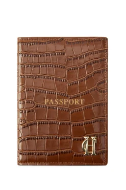 Holland Cooper The Perfect Gesture|Gifts For Him-Chelsea Passport Holder Tan Croc