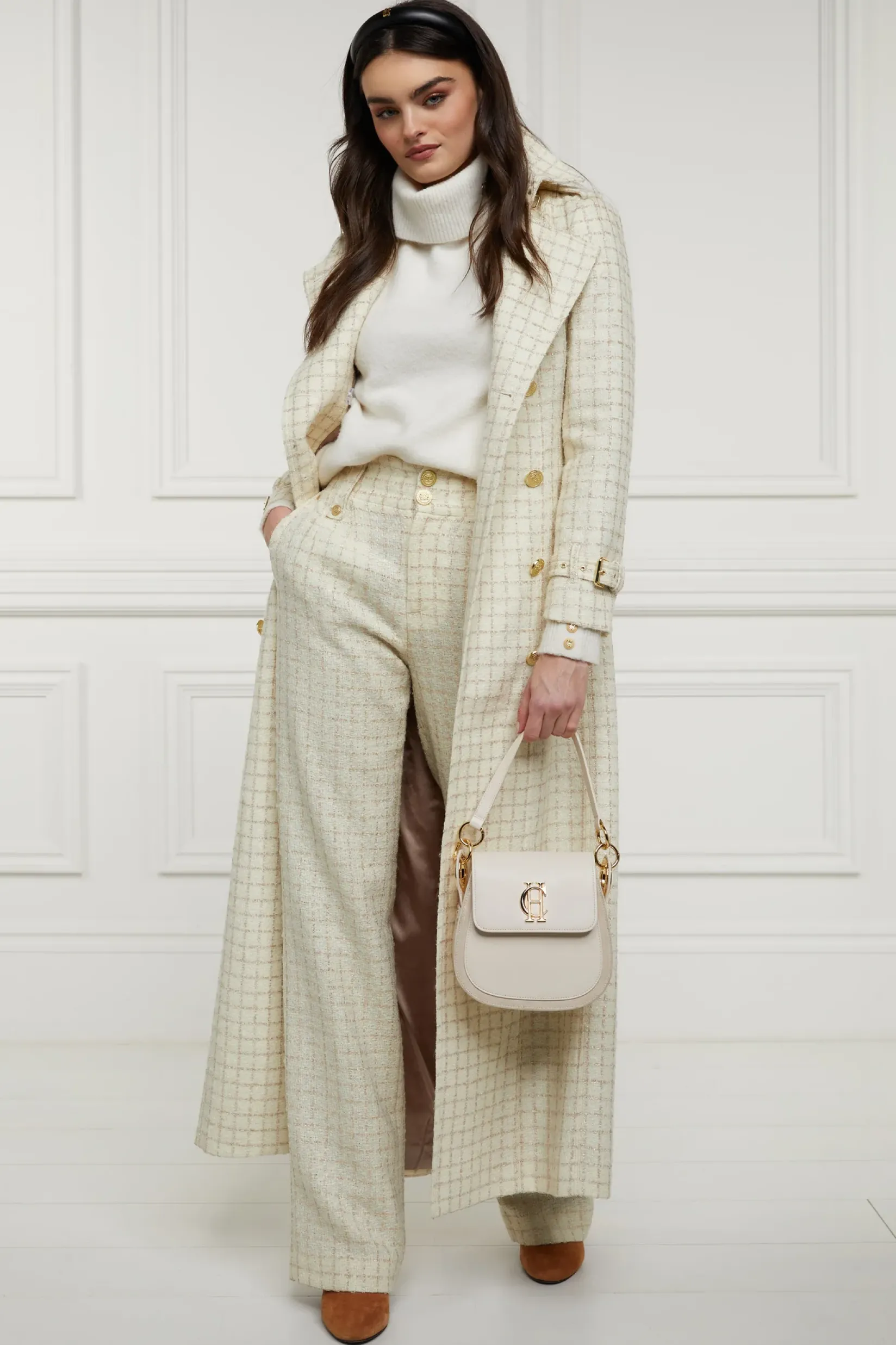 Holland Cooper The Perfect Gesture|Gifts For Her-Chelsea Saddle Bag Cream
