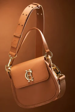 Holland Cooper Crossbody Bags|Bags-Chelsea Saddle Bag Tan