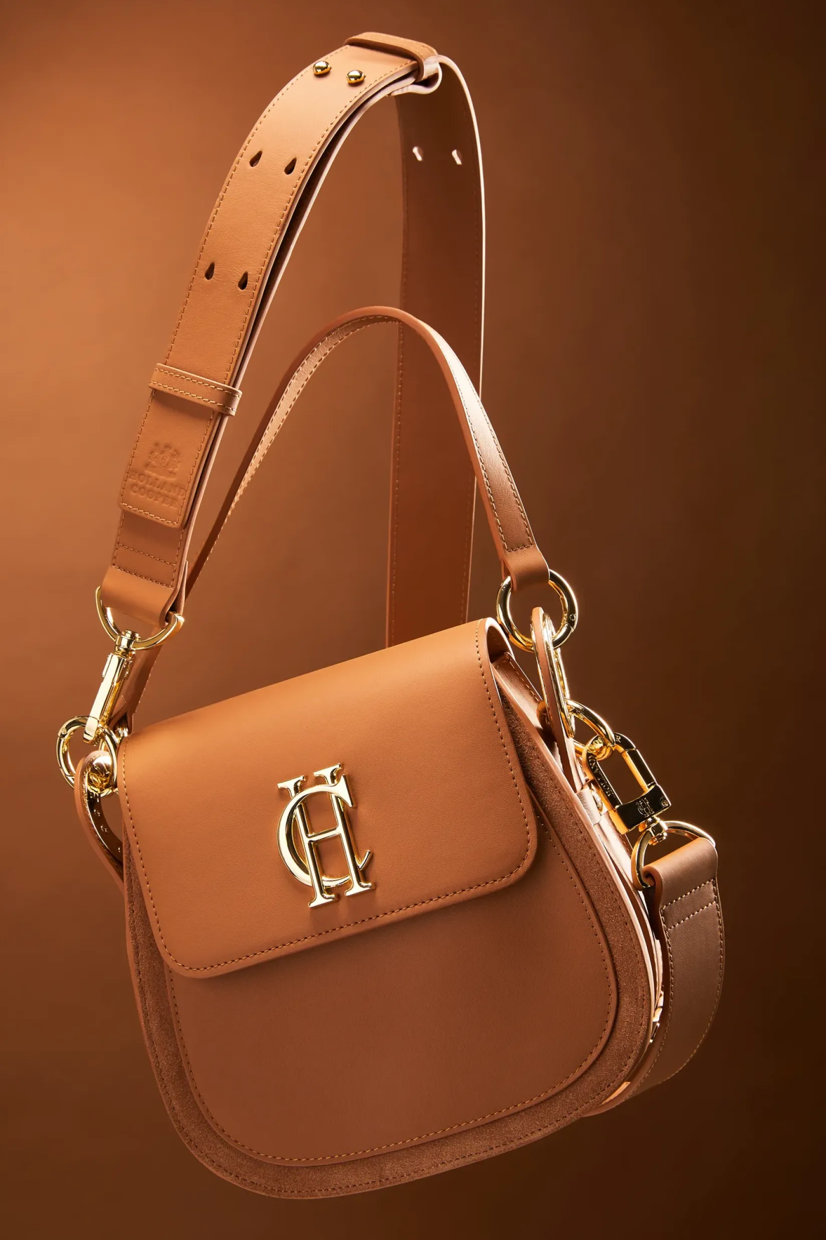 Holland Cooper Crossbody Bags|Bags-Chelsea Saddle Bag Tan