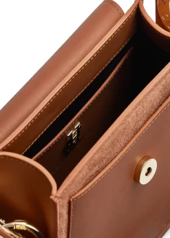 Holland Cooper Crossbody Bags|Bags-Chelsea Saddle Bag Tan