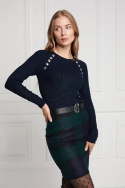 Holland Cooper Skirts|In Stock Tailoring-Chelsea Skirt Blackwatch