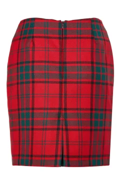 Holland Cooper Skirts|In Stock Tailoring-Chelsea Skirt Red Tartan