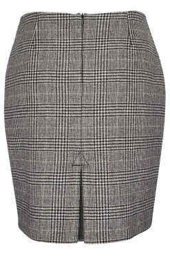 Holland Cooper Skirts-Chelsea Skirt Prince of Wales Black