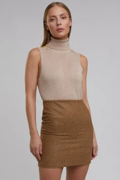 Holland Cooper Skirts|In Stock Tailoring-Chelsea Skirt Tawny