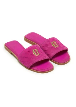 Holland Cooper Footwear|Sandals-Chelsea Slides Fuchsia