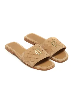 Holland Cooper Sandals|Bestsellers-Chelsea Slides Taupe