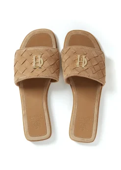 Holland Cooper Sandals|Bestsellers-Chelsea Slides Taupe
