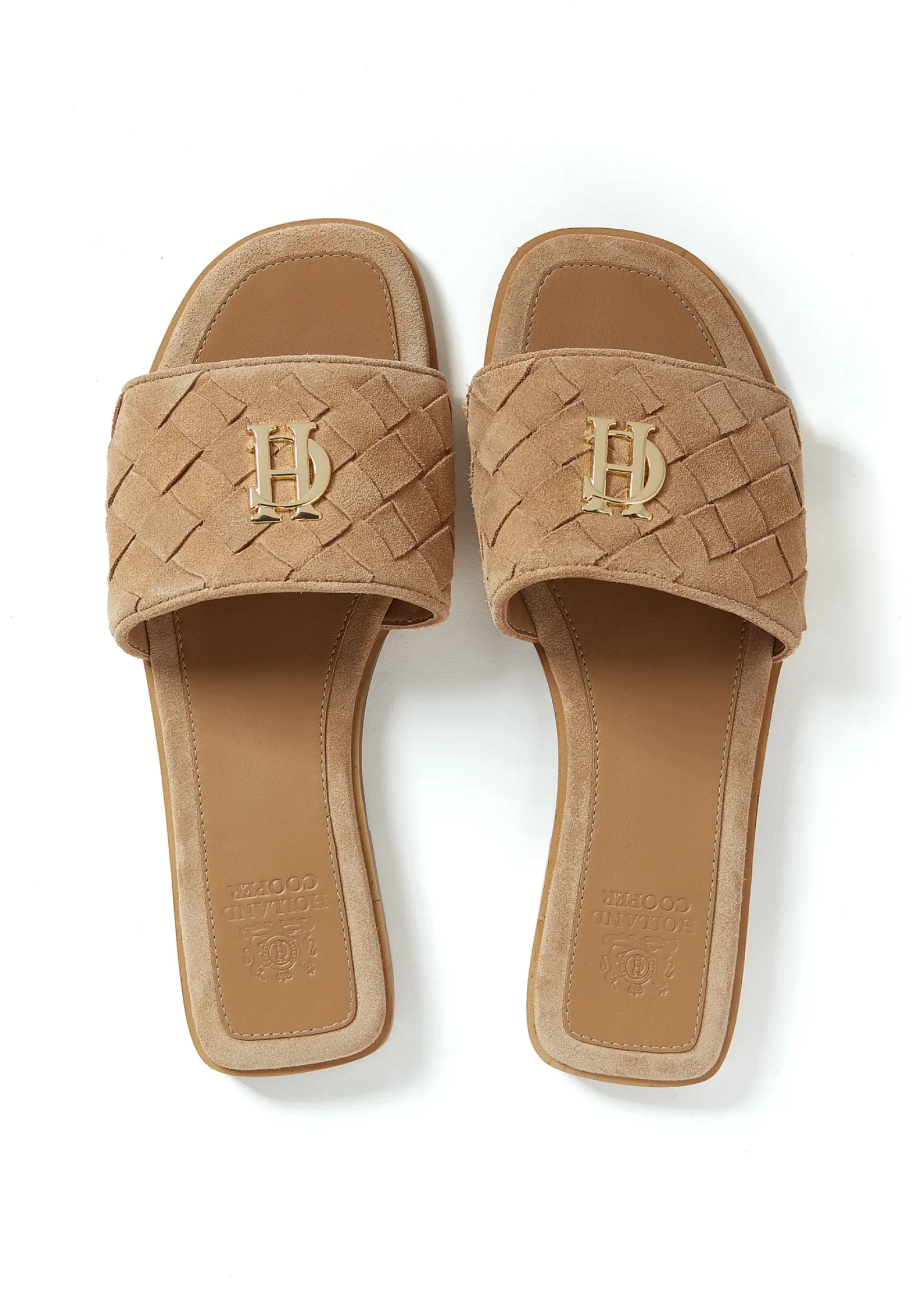 Holland Cooper Sandals|Bestsellers-Chelsea Slides Taupe