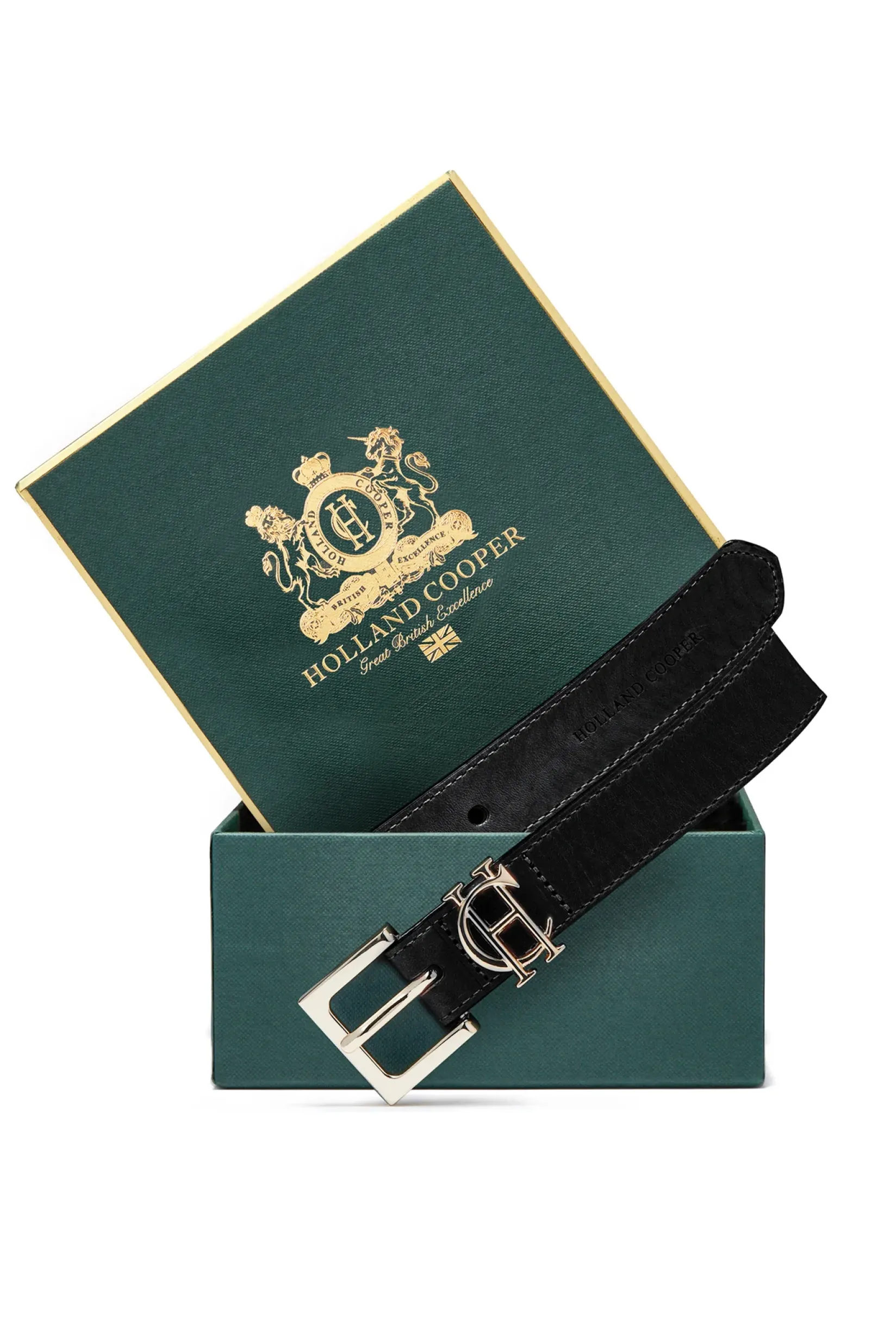Holland Cooper Gifts For Him|Small Leather Goods-Chelsea Wallet Emerald Croc