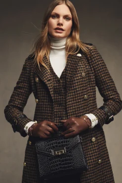 Holland Cooper Crossbody Bags|Bags-Cheltenham Bag Rich Chocolate Croc