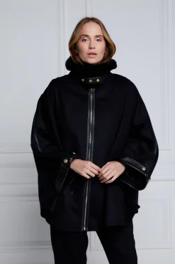 Holland Cooper Capes-Chiltern Cape Soft Black