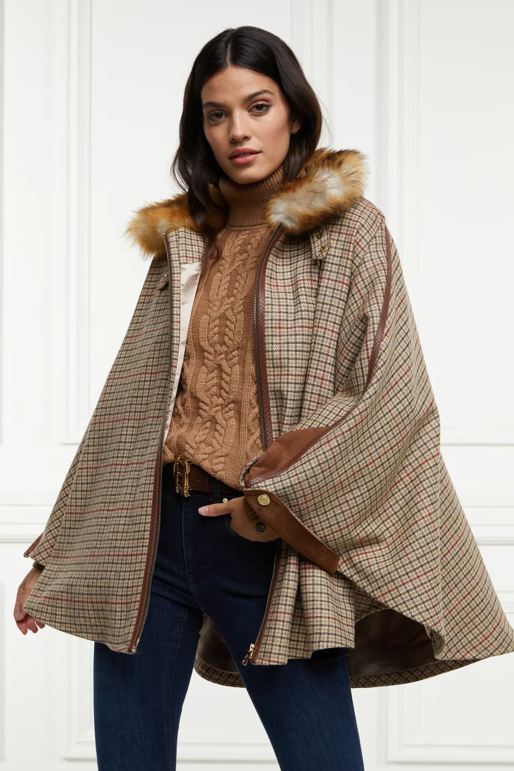 Holland Cooper Capes-Chiltern Cape Charlton Tweed