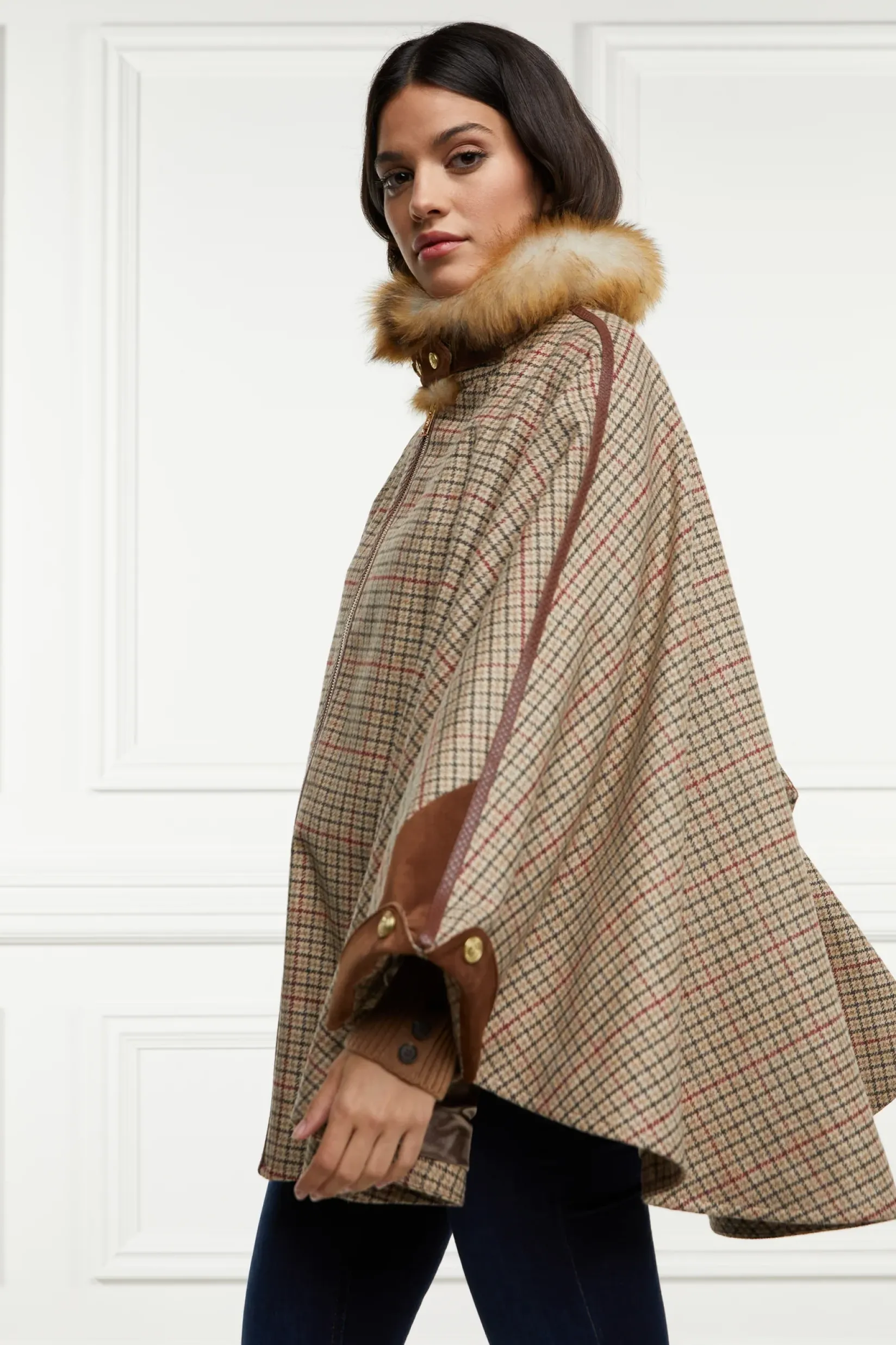 Holland Cooper Capes-Chiltern Cape Charlton Tweed