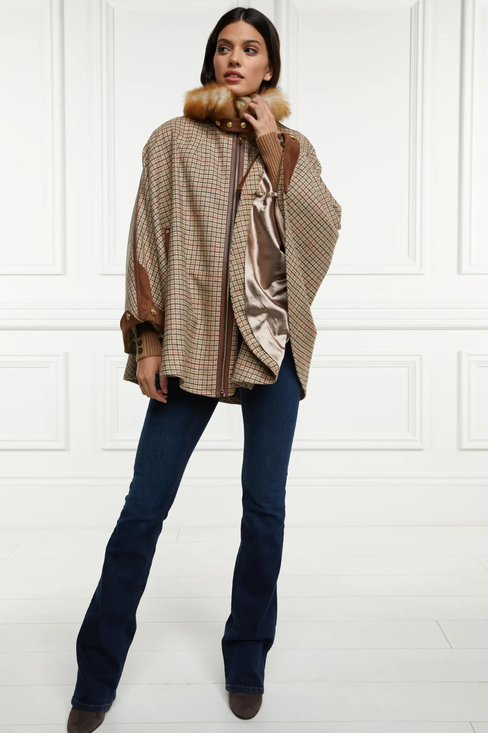 Holland Cooper Capes-Chiltern Cape Charlton Tweed