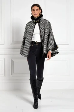 Holland Cooper Capes|In Stock Tailoring-Chiltern Cape Houndstooth