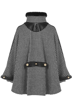Holland Cooper Capes|In Stock Tailoring-Chiltern Cape Houndstooth