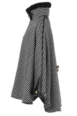 Holland Cooper Capes|In Stock Tailoring-Chiltern Cape Houndstooth